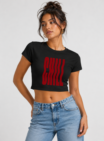 Chill Baby : Women Fitted T-Shirts