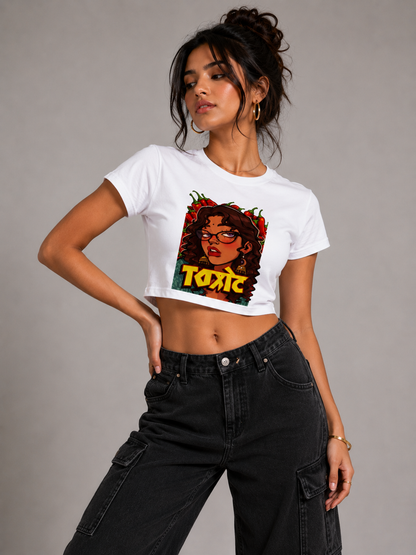 Toxic Baby : Women Fitted T-Shirts