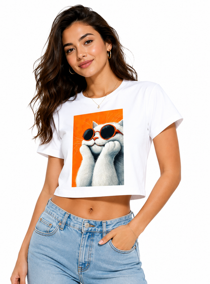 Meow Mood : Women Fitted T-Shirts