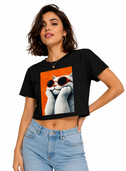 Meow Mood : Women Fitted T-Shirts