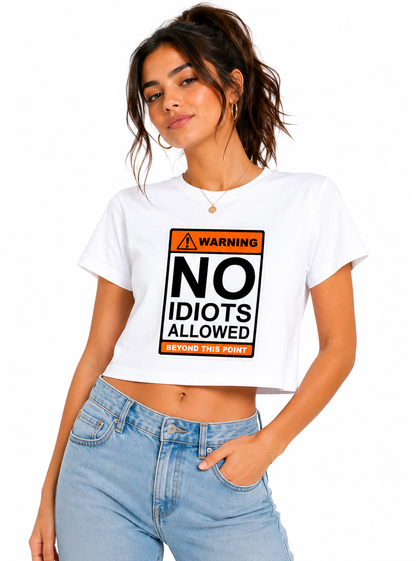 Warning ⚠️ : Women Fitted T-Shirts