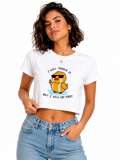 Overwhelmed ⭐ : Women Fitted T-Shirts